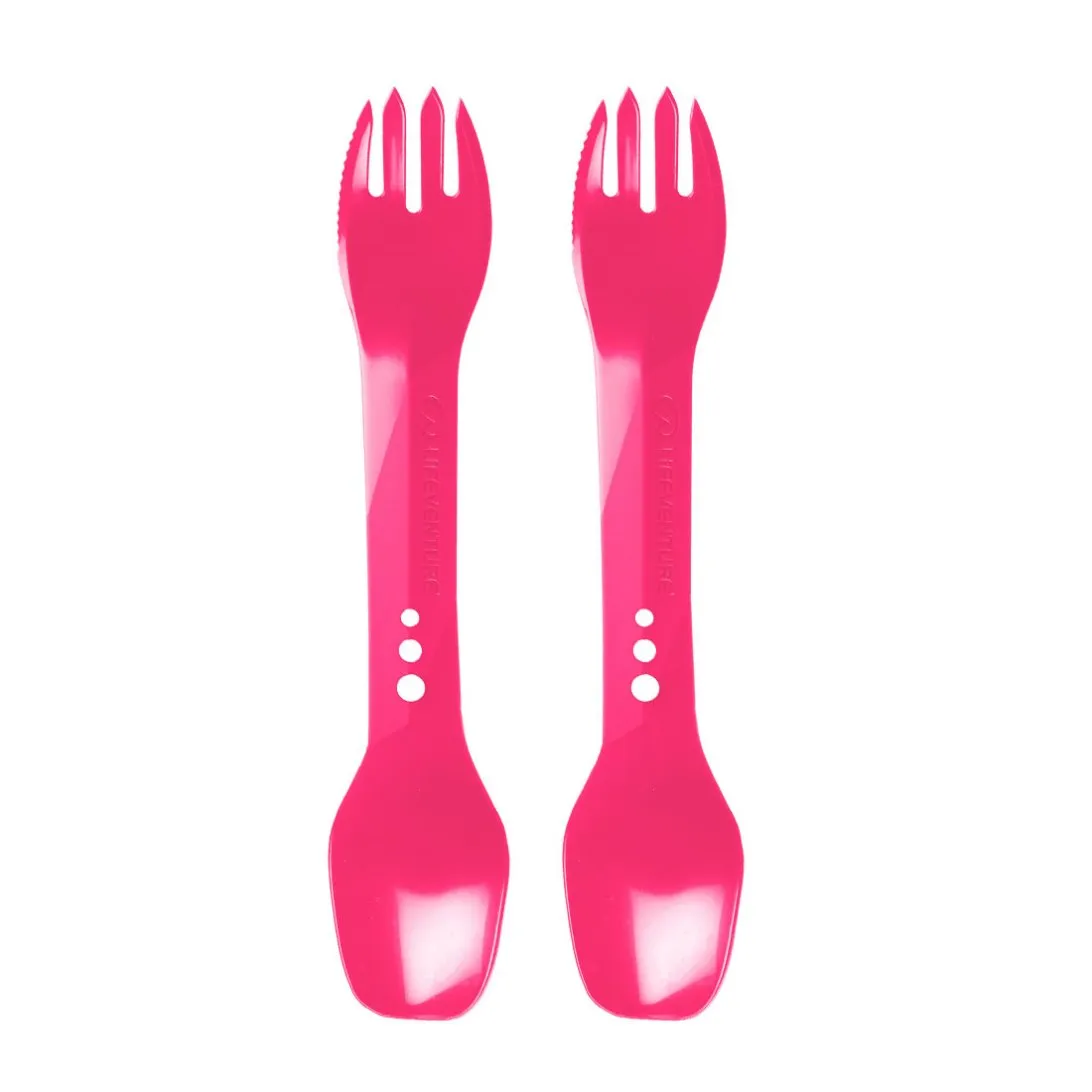 Lifeventure Ellipse Spork Göffel Graphite leicht