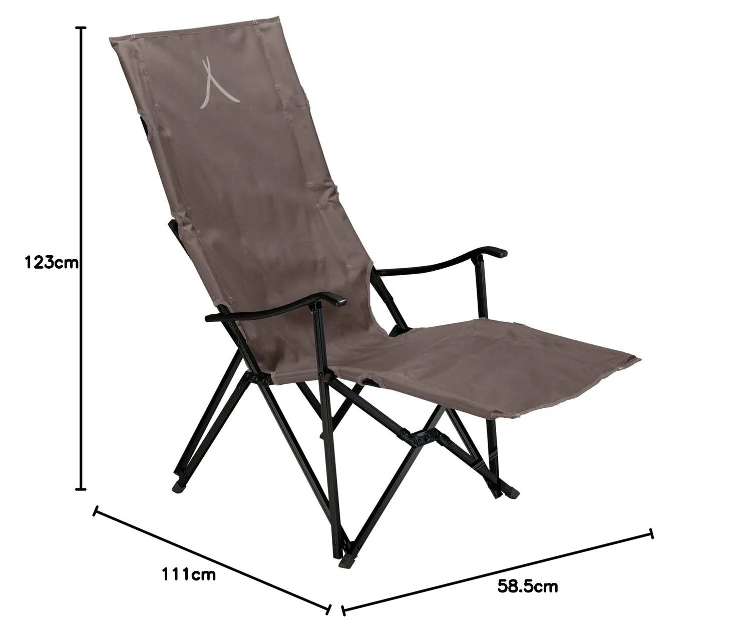 Grand Canyon El Tovar Lounger Campingstuhl Falcon mit Fußteil