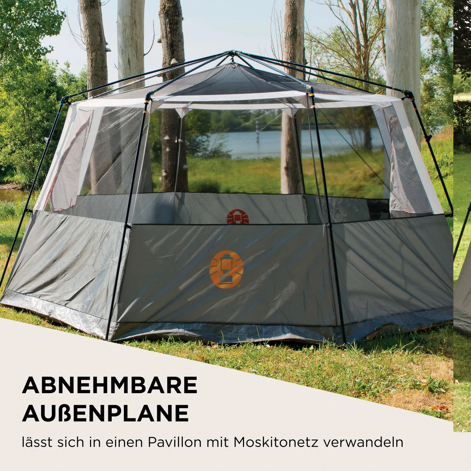 Coleman Octagon 8 Familienzelt 6-8 Personen orange