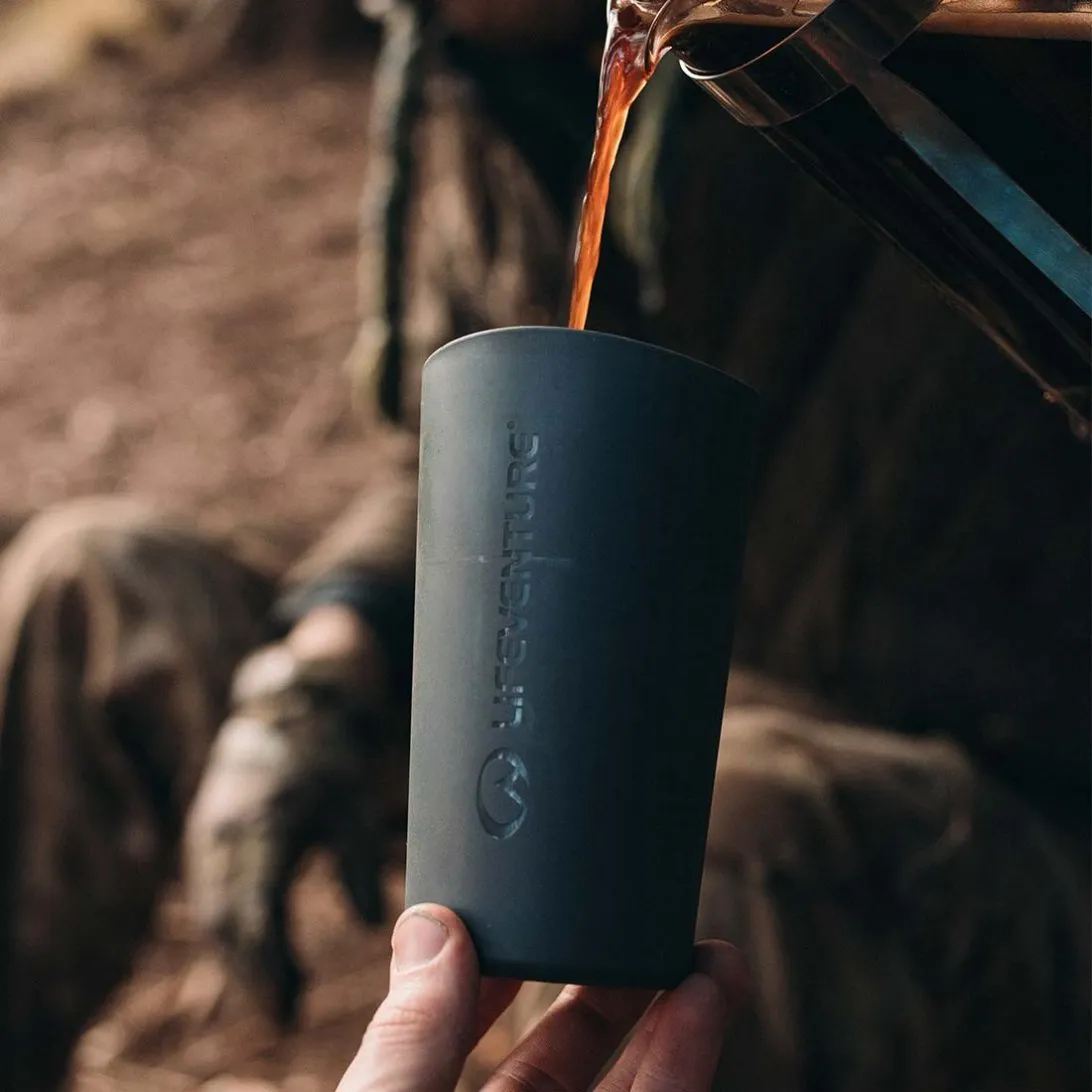 Lifeventure Ellipse Campingbecher stapelbar Blau