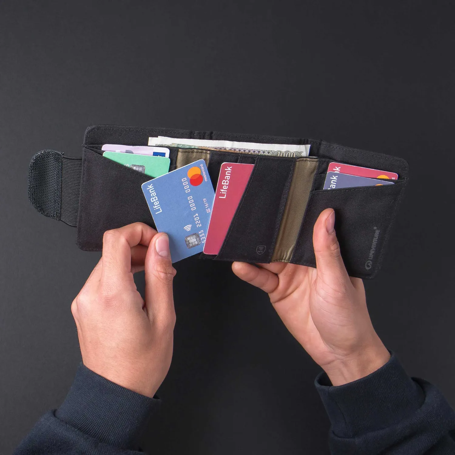 Lifeventure X-Pac RFiD Wallet Geldbörse RFID-Schutz