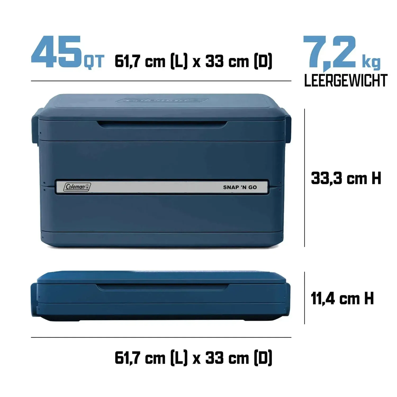 Coleman Snap N Go 45QT Kühlbox 42 L faltbar