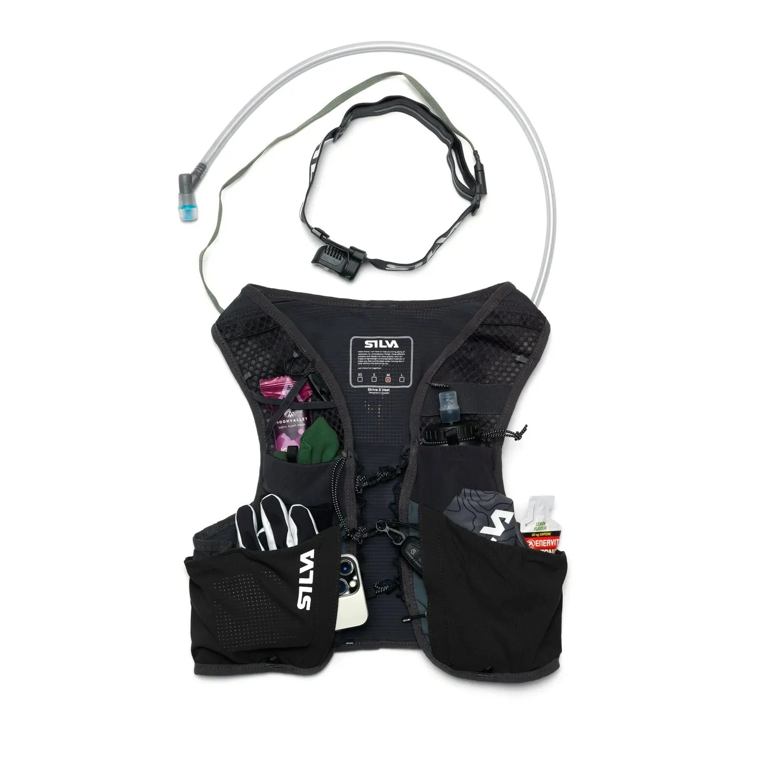 Silva Strive 5L Laufweste Black + Soft Flask 500 ml