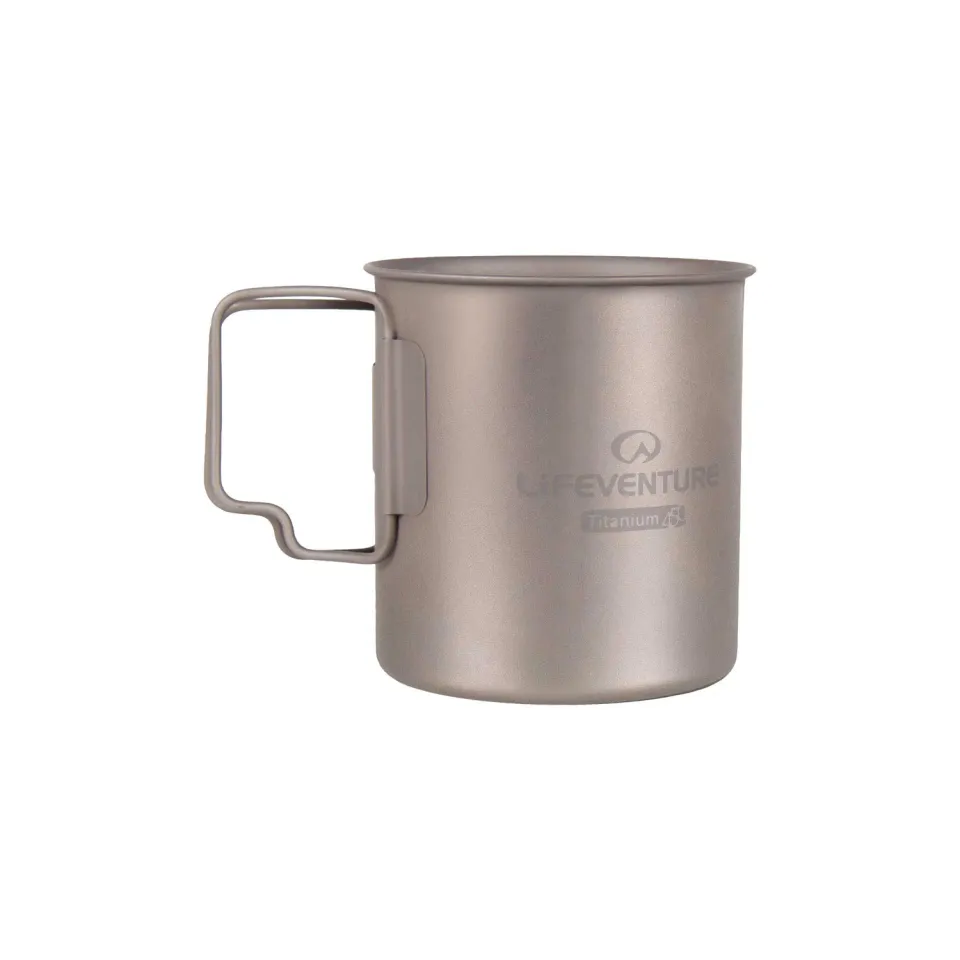 Lifeventure Titanium Mug Titanbecher 400 ml 73 g
