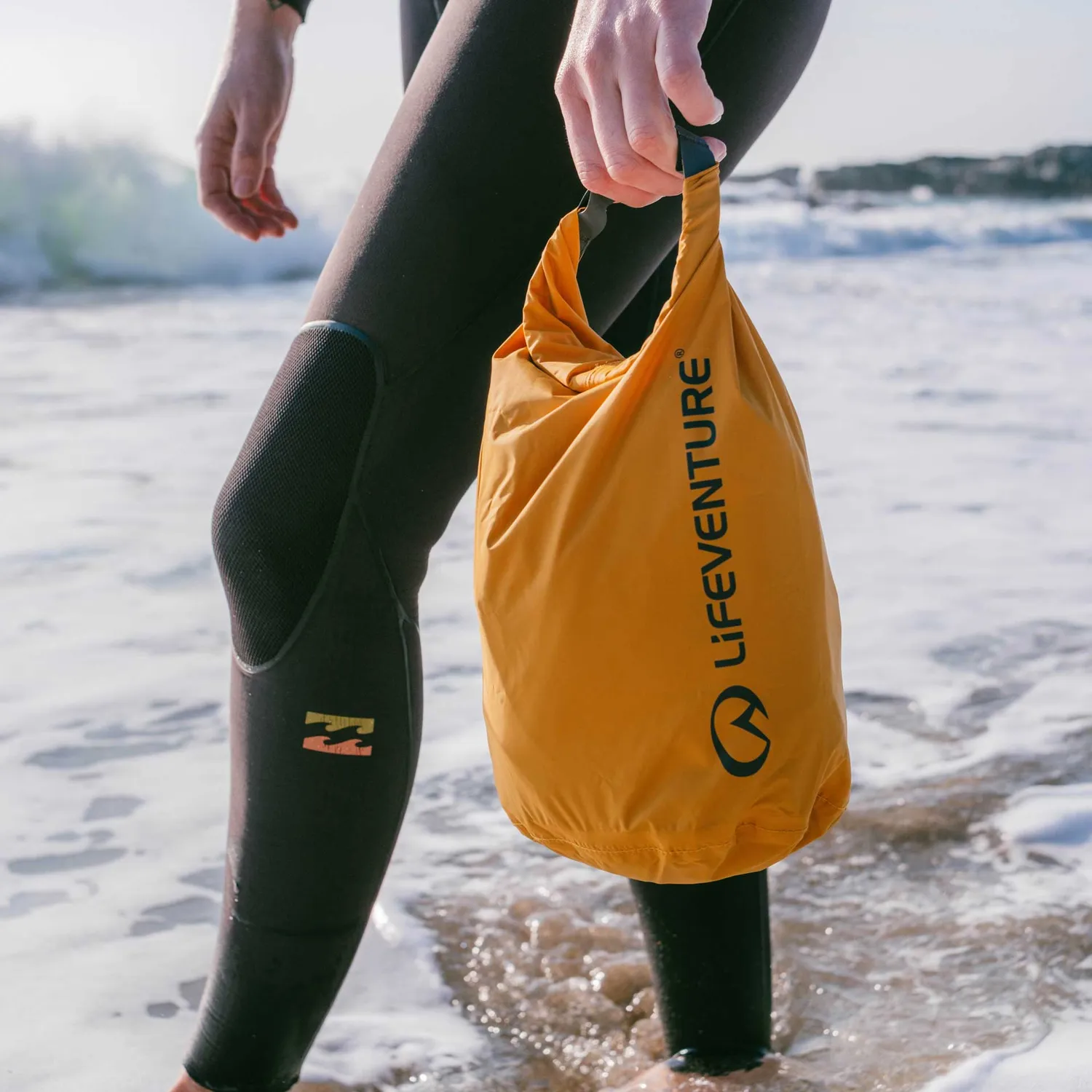 Lifeventure Stormlight Dry Bag Packsack 10L Gelb