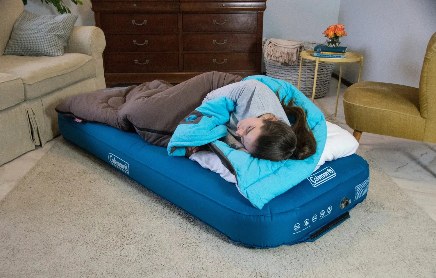 Coleman Extra Durable Single Luftbett 198x82x22 cm 1 Person