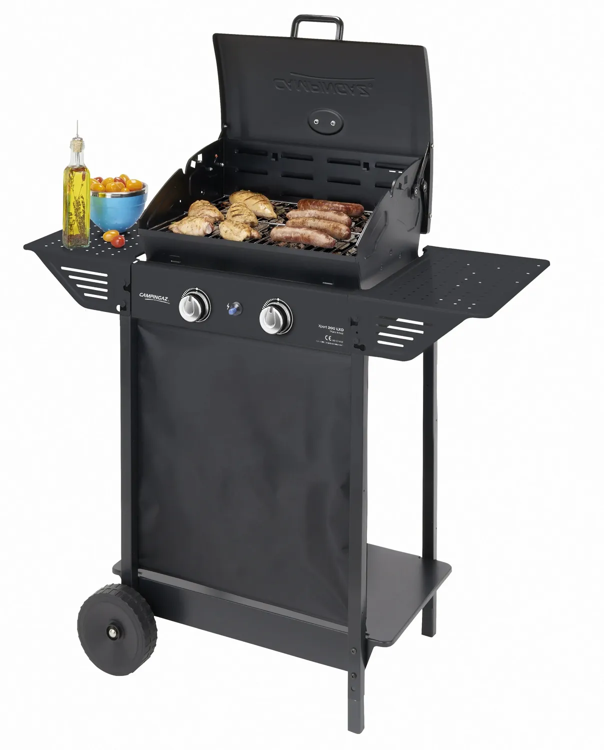 Campingaz Xpert 200 LXD Gasgrill 2-Brenner mit Gusseisenrost