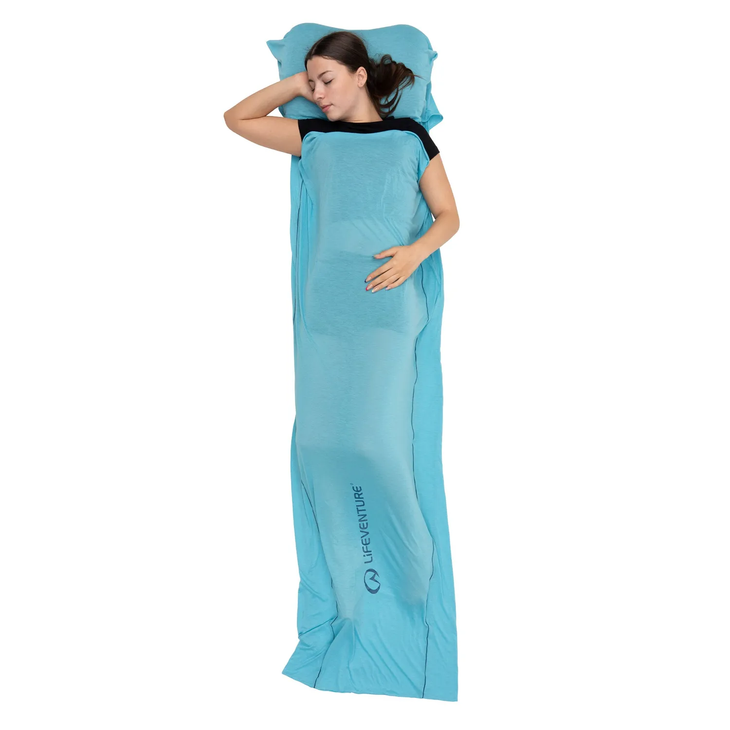 Lifeventure Coolmax Inlett Mumie atmungsaktiv mit Kissenfach