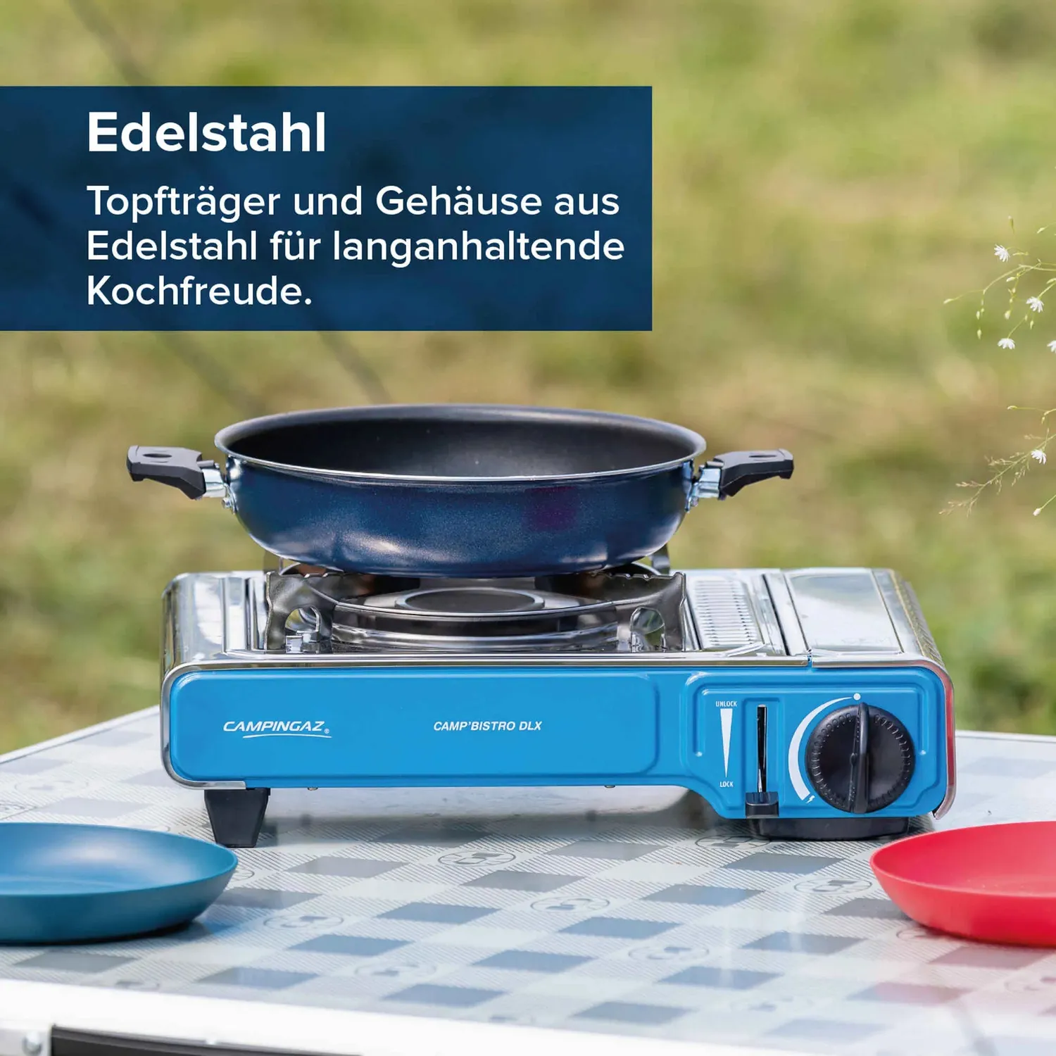 Campingaz Camp'Bistro DLX Gaskocher 1-flammig Stopgaz Koffer