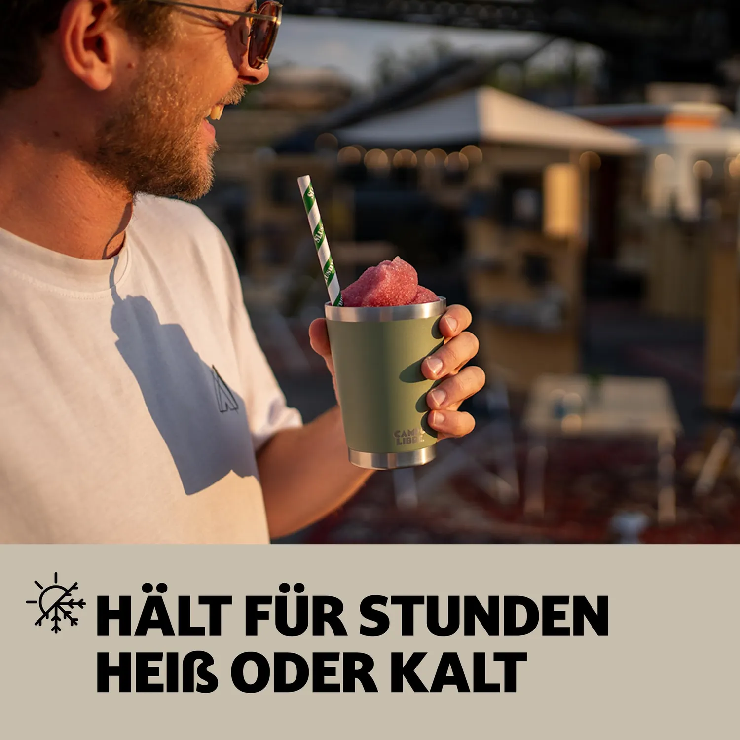 Campo Libre Bono 350ml Thermobecher Edelstahl mit Deckel