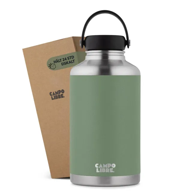 Campo Libre Umberto I Trinkflasche 2l Edelstahl isoliert