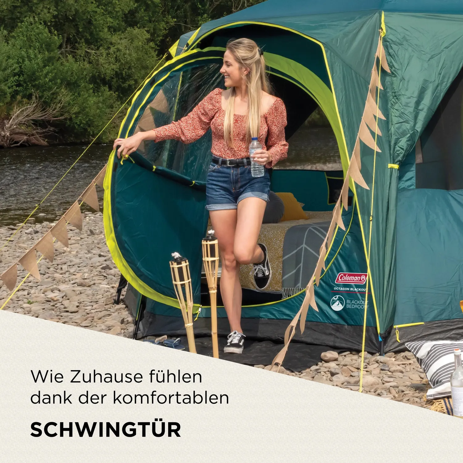 Coleman Octagon BlackOut Familienzelt 8 Personen