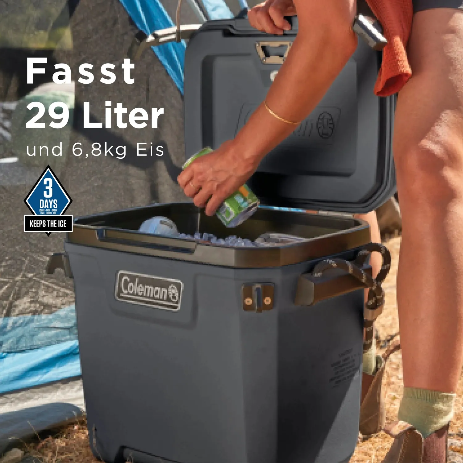 Coleman Convoy 28QT Kühlbox 29 Liter 3 Tage Kühlung
