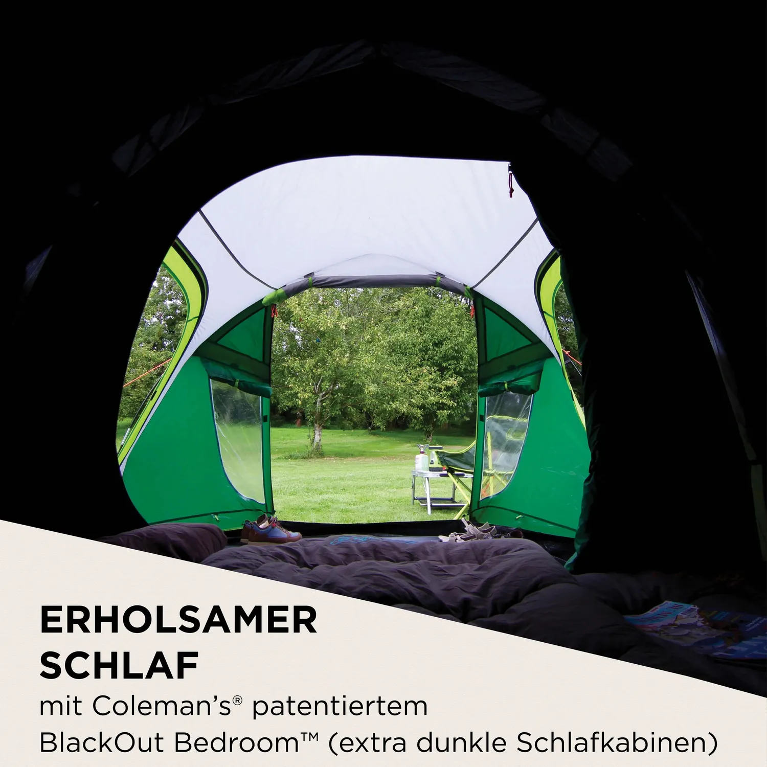 Coleman Chimney Rock 3 Plus BlackOut Tunnelzelt 3 Personen