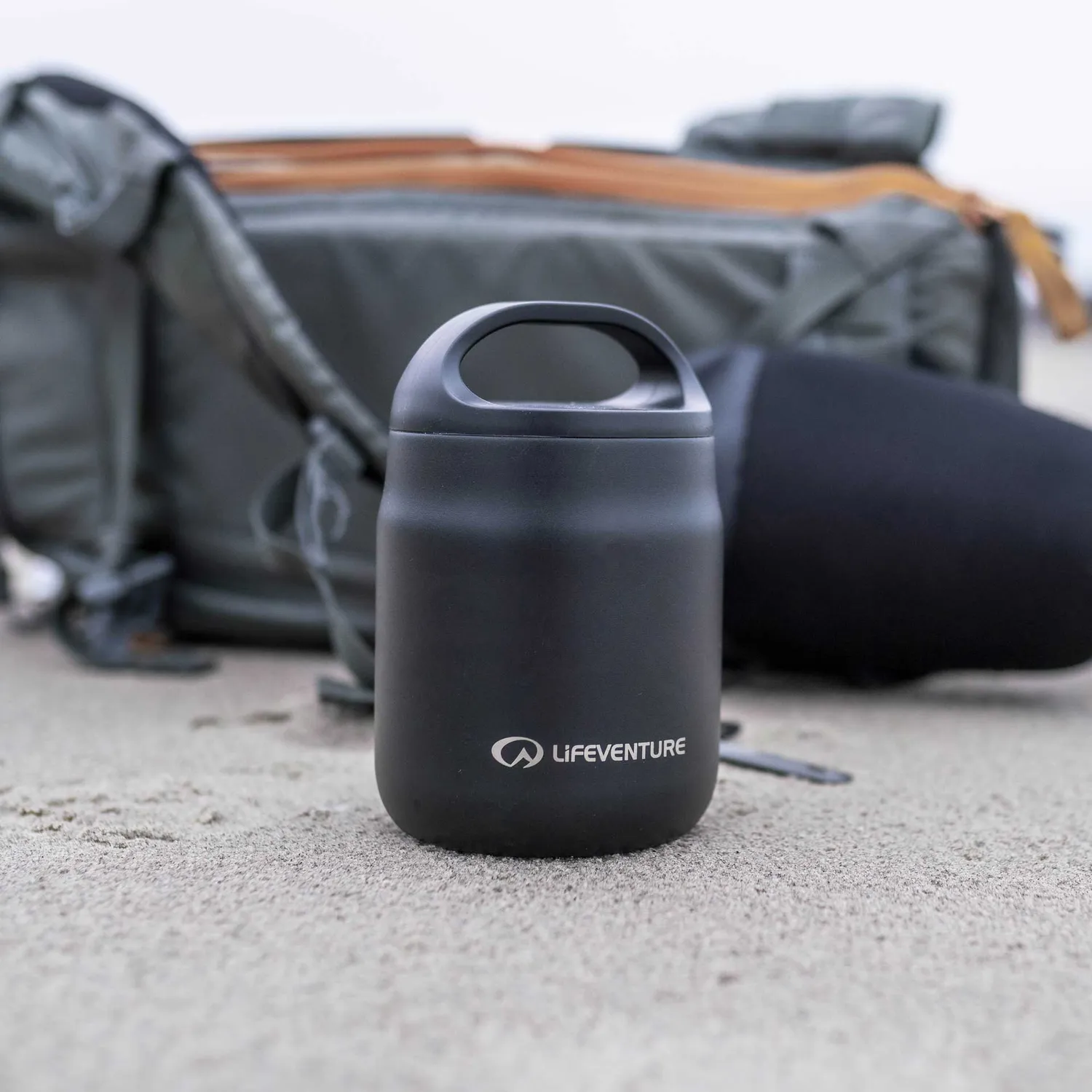 Lifeventure Food Flask Thermobehälter Matt Black