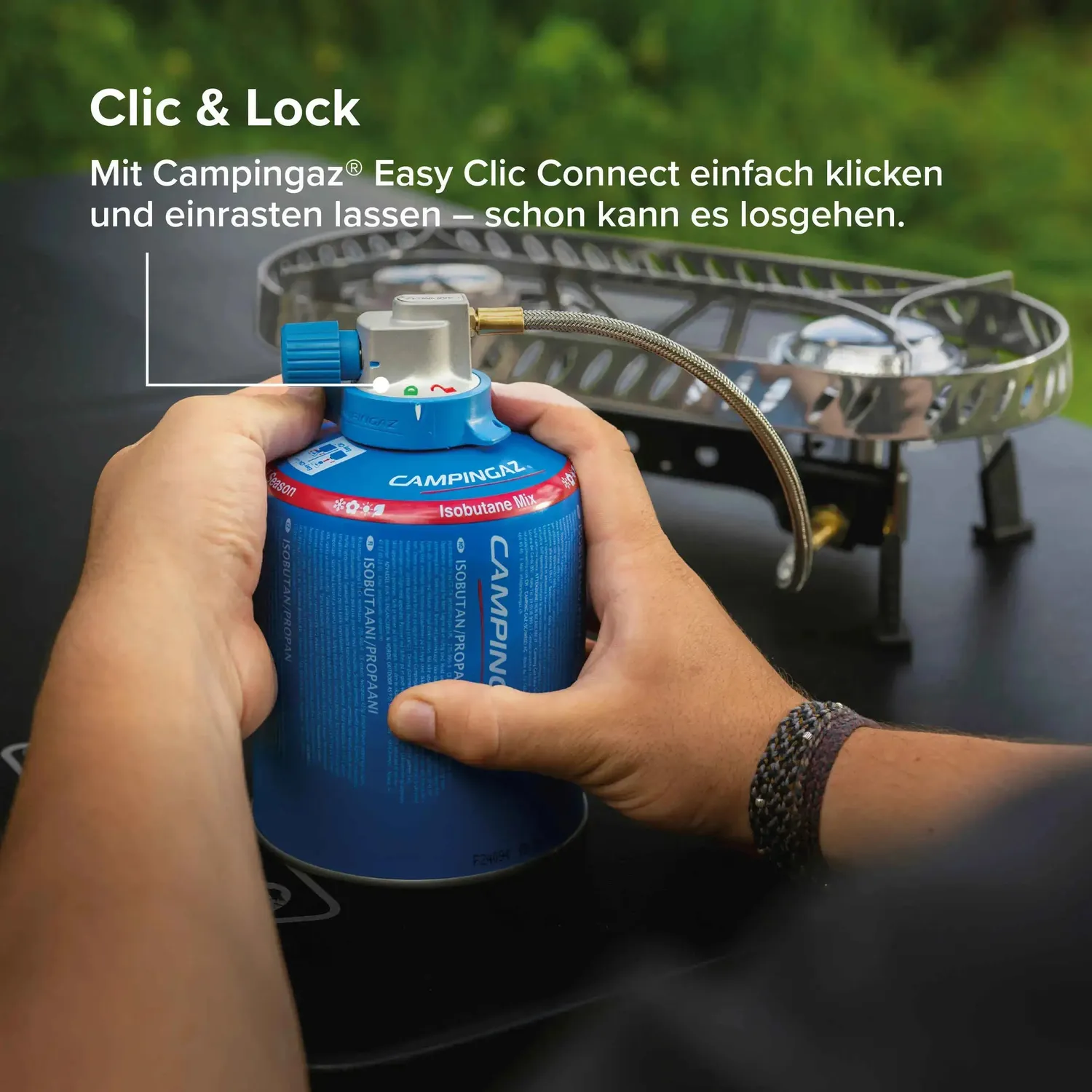 Campingaz Camp & Trek Twin Connect CV Gaskocher 2-flammig