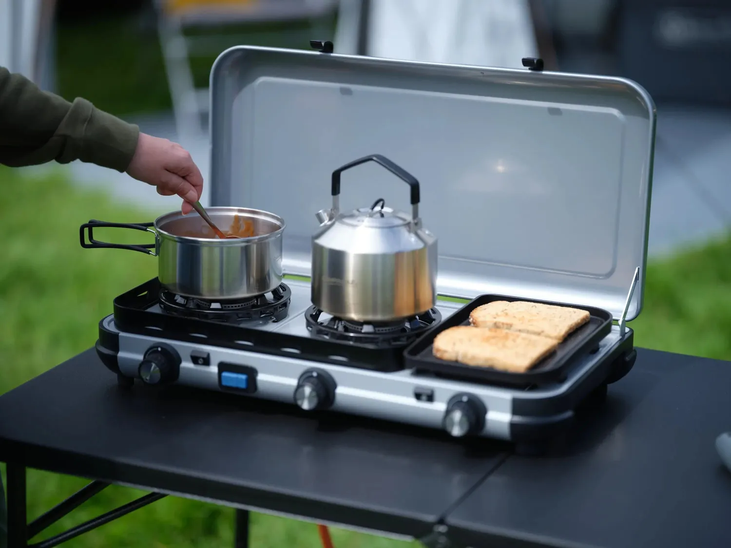 Campingaz Camping Kitchen 2 Multi-Cook R Gaskocher 3in1