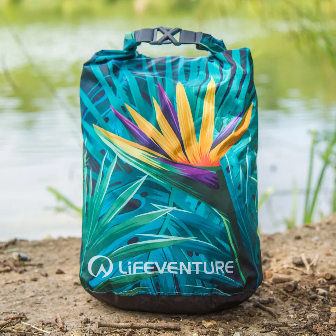 Lifeventure Printed Dry Bag Packsack Tropical 5L wasserdicht