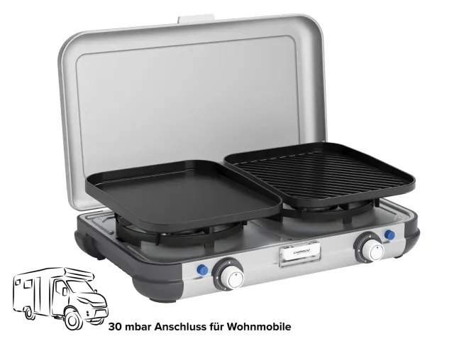 Campingaz Camping Kitchen 2 Grill & Go Gaskocher 30mbar Caravan