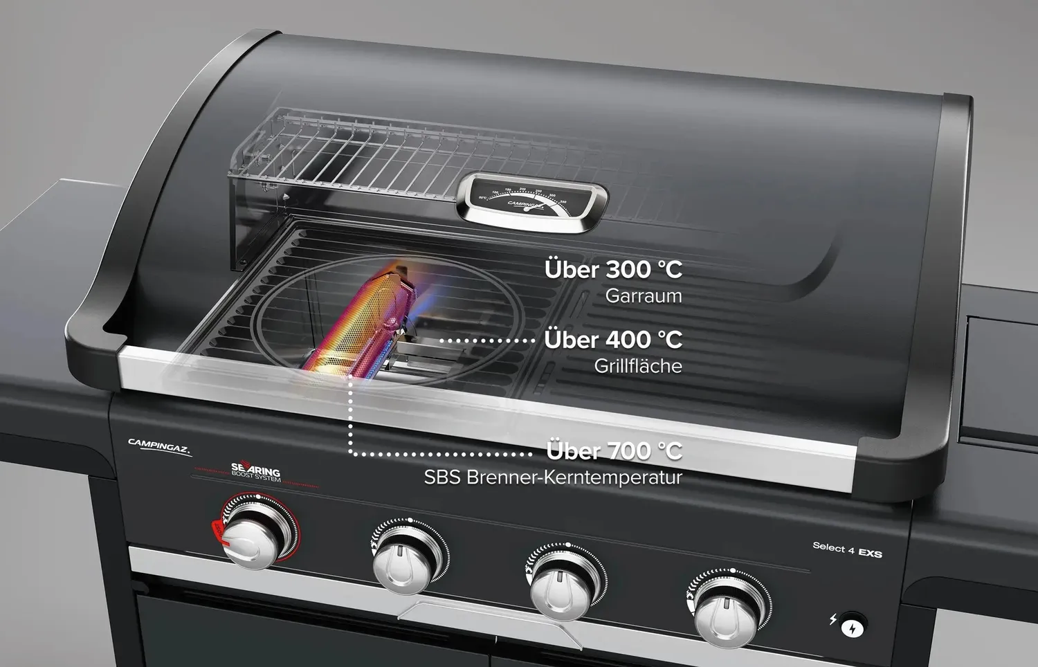 Campingaz Select 4 LX Plus SBS Gasgrill 4 Brenner
