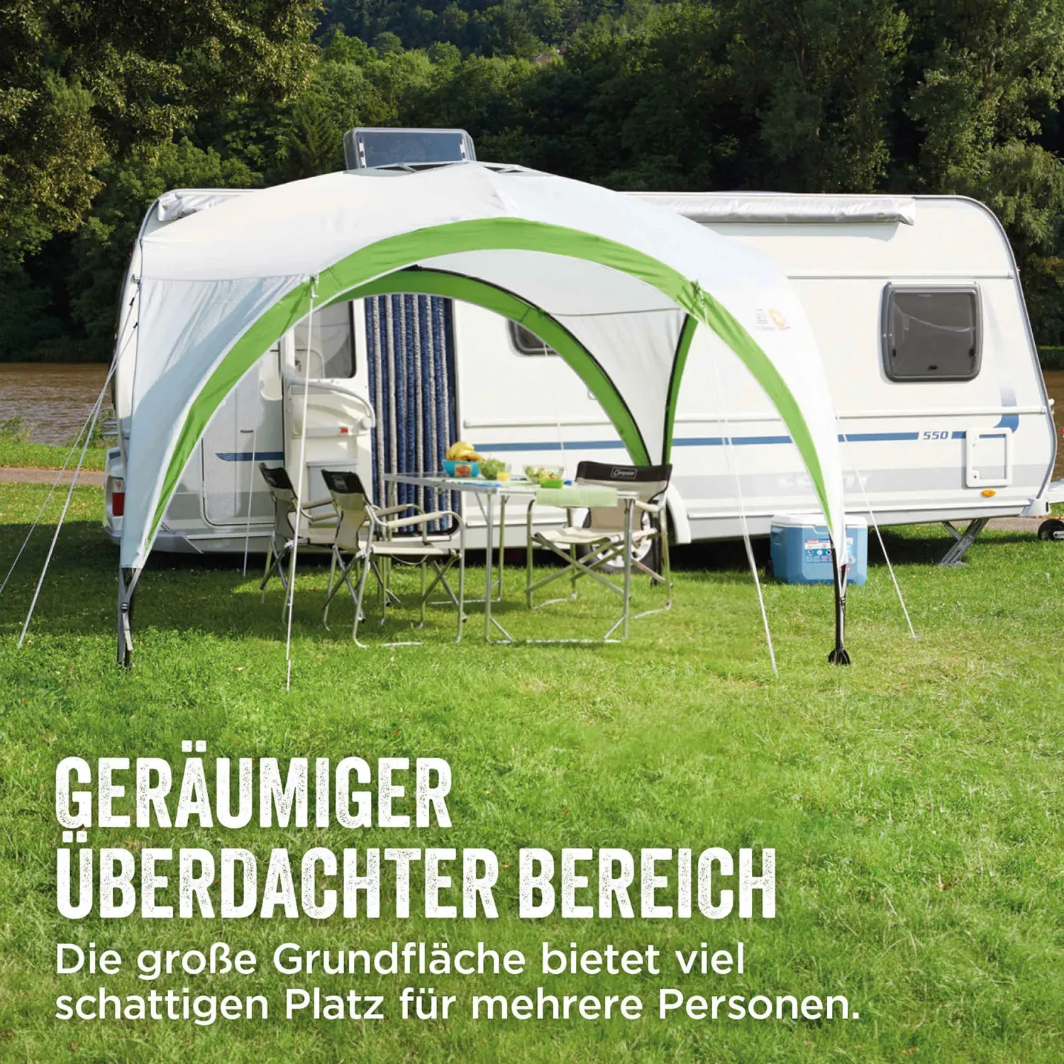 Coleman Event Shelter Pro L Pavillon 3,65x3,65 m UV50+