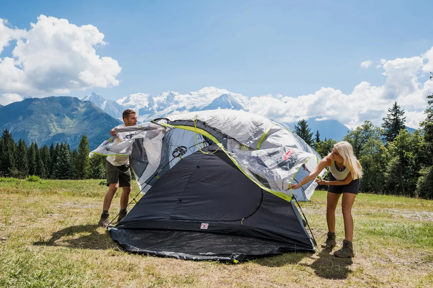 Coleman Darwin 3 Plus Kuppelzelt 3 Personen mit Vorraum